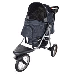 Topmast Hunde Klapvogn All Terrain Til 25kg hund SORT